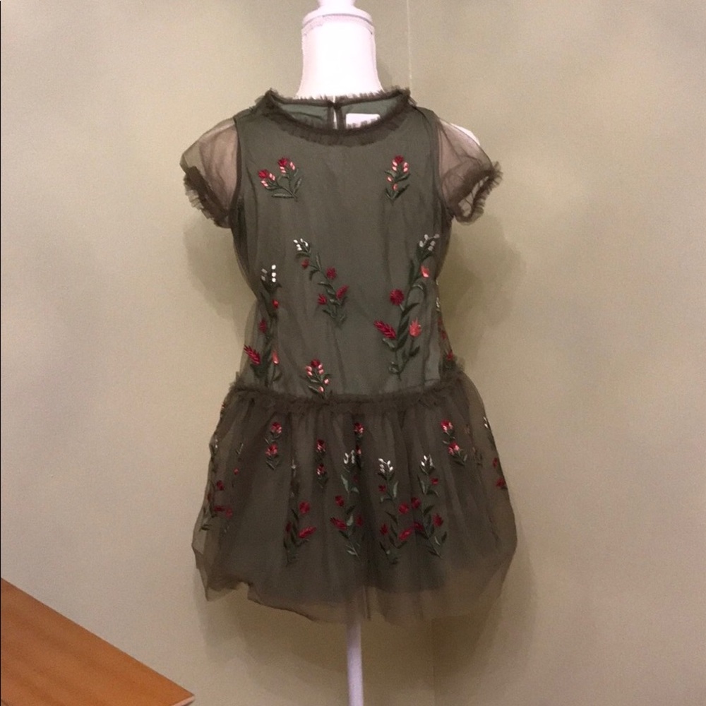 BCBGirl’s Designer Lined Embroidered Dress, S